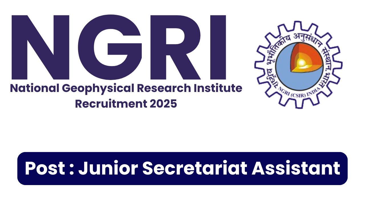 NGRI Notification 2025