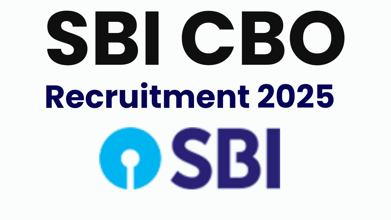 SBI CBO Notification 2025