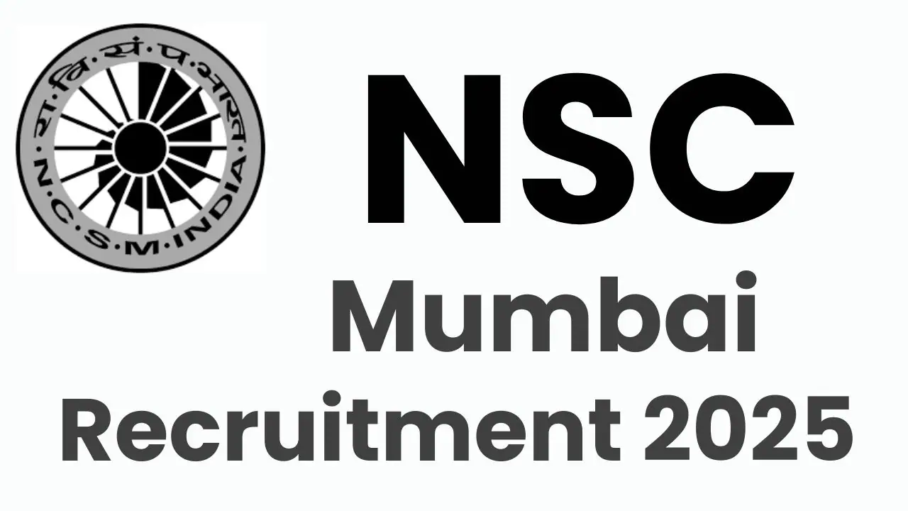 NSC Vacancy 2025 Notification