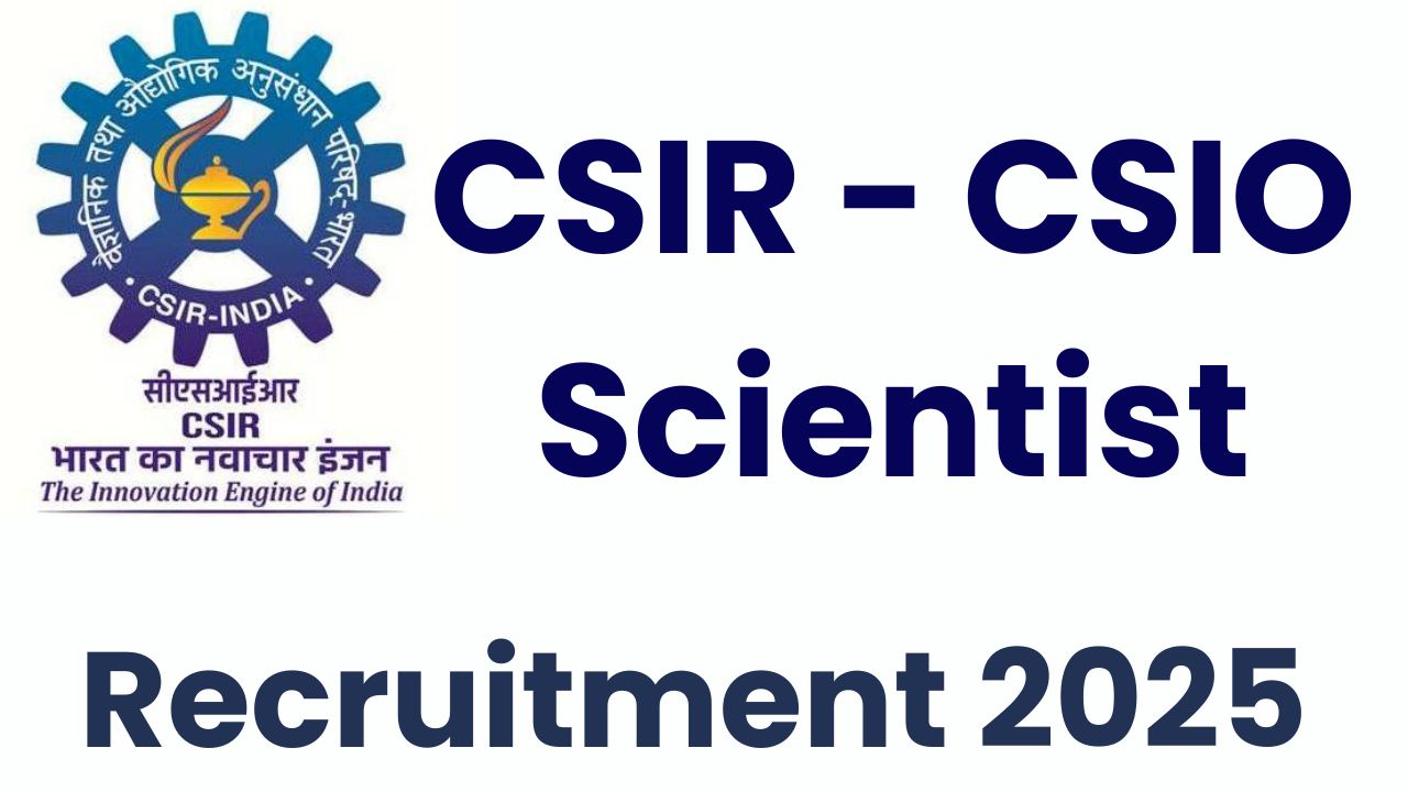 CSIR Recruitment 2025