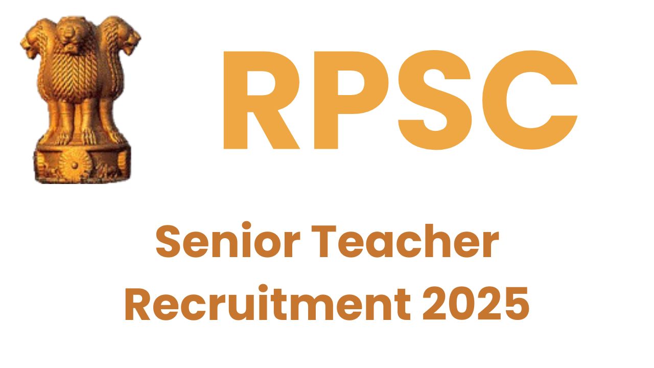 RPSC Teacher Vacancy 2025